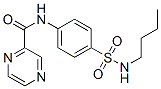 (9CI)-N-[4-[(丁基氨基)磺酰基]苯基]-吡嗪羧酰胺结构式_606098-37-7结构式