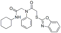 (9ci)-2-(2-苯并噁唑基硫代)-n-[2-(环己基氨基)-2-氧代乙基]-n-苯基-乙酰胺结构式_606098-39-9结构式