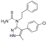 Thiourea, n-[4-(4-chlorophenyl)-5-methyl-1h-pyrazol-3-yl]-n-(2-phenylethyl)- (9ci) Structure,606102-06-1Structure