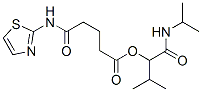 (9ci)-5-氧代-5-(2-噻唑氨基)-戊酸-2-甲基-1-[[(1-甲基乙基)氨基]羰基]丙酯结构式_606102-74-3结构式