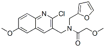 (9ci)-n-[(2-氯-6-甲氧基-3-喹啉)甲基]-n-(2-呋喃甲基)-2-甲氧基-乙酰胺结构式_606102-97-0结构式