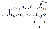 Acetamide, n-[(2-chloro-6-methoxy-3-quinolinyl)methyl]-2,2,2-trifluoro-n-(2-furanylmethyl)-(9ci) Structure,606103-01-9Structure