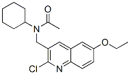 (9ci)-n-[(2-氯-6-乙氧基-3-喹啉)甲基]-n-环己基-乙酰胺结构式_606103-40-6结构式