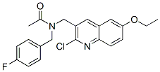 (9ci)-n-[(2-氯-6-乙氧基-3-喹啉)甲基]-n-[(4-氟苯基)甲基]-乙酰胺结构式_606103-46-2结构式