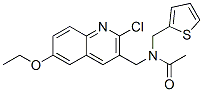 (9ci)-n-[(2-氯-6-乙氧基-3-喹啉)甲基]-n-(2-噻吩甲基)-乙酰胺结构式_606103-62-2结构式