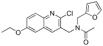 (9ci)-n-[(2-氯-6-乙氧基-3-喹啉)甲基]-n-(2-呋喃甲基)-乙酰胺结构式_606103-78-0结构式