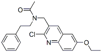 (9ci)-n-[(2-氯-6-乙氧基-3-喹啉)甲基]-n-(2-苯基乙基)-乙酰胺结构式_606103-92-8结构式