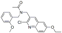 (9ci)-n-[(2-氯-6-乙氧基-3-喹啉)甲基]-n-[(2-甲氧基苯基)甲基]-乙酰胺结构式_606103-98-4结构式