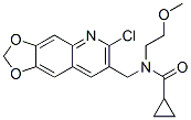 (9ci)-n-[(6-氯-1,3-二氧代[4,5-g]喹啉-7-基)甲基]-n-(2-甲氧基乙基)-环丙烷羧酰胺结构式_606104-56-7结构式