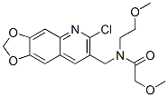 (9ci)-n-[(6-氯-1,3-二氧代[4,5-g]喹啉-7-基)甲基]-2-甲氧基-n-(2-甲氧基乙基)-乙酰胺结构式_606104-76-1结构式