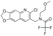 (9ci)-n-[(6-氯-1,3-二氧代[4,5-g]喹啉-7-基)甲基]-2,2,2-三氟-n-(2-甲氧基乙基)-乙酰胺结构式_606104-80-7结构式