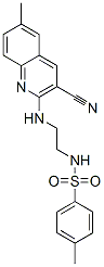 Benzenesulfonamide, n-[2-[(3-cyano-6-methyl-2-quinolinyl)amino]ethyl]-4-methyl-(9ci) Structure,606105-57-1Structure