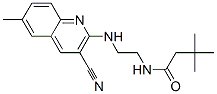 (9ci)-n-[2-[(3-氰基-6-甲基-2-喹啉)氨基]乙基]-3,3-二甲基-丁酰胺结构式_606105-61-7结构式