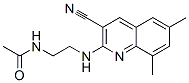 Acetamide, n-[2-[(3-cyano-6,8-dimethyl-2-quinolinyl)amino]ethyl]-(9ci) Structure,606105-63-9Structure