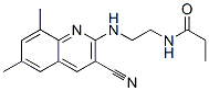 Propanamide, n-[2-[(3-cyano-6,8-dimethyl-2-quinolinyl)amino]ethyl]-(9ci) Structure,606105-73-1Structure