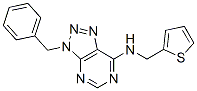 (9ci)-3-(苯基甲基)-n-(2-噻吩甲基)-3H-1,2,3-噻唑并[4,5-d]嘧啶-7-胺结构式_606108-00-3结构式