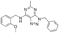 3H-1,2,3-triazolo[4,5-d]pyrimidin-7-amine, n-[(2-methoxyphenyl)methyl]-5-methyl-3-(phenylmethyl)-(9ci) Structure,606108-31-0Structure