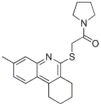 Pyrrolidine, 1-[[(7,8,9,10-tetrahydro-3-methyl-6-phenanthridinyl)thio]acetyl]-(9ci) Structure,606108-63-8Structure