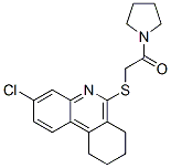 (9ci)-1-[[(3-氯-7,8,9,10-四氢-6-菲啶基)硫代]乙酰基]-吡咯烷结构式_606108-77-4结构式