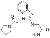 Acetamide, 2-[[1-[2-oxo-2-(1-pyrrolidinyl)ethyl]-1h-benzimidazol-2-yl]thio]-(9ci) Structure,606109-54-0Structure