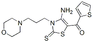 (9ci)-[4-氨基-2,3-二氢-3-[3-(4-吗啉)丙基]-2-硫氧代-5-噻唑]-2-噻吩-甲酮结构式_606115-13-3结构式