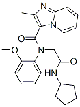 Imidazo[1,2-a]pyridine-3-carboxamide, n-[2-(cyclopentylamino)-2-oxoethyl]-n-(2-methoxyphenyl)-2-methyl-(9ci) Structure,606116-09-0Structure