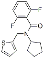 (9ci)-n-环戊基-2,6-二氟-n-(2-噻吩甲基)-苯甲酰胺结构式_606117-62-8结构式