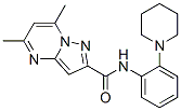 Pyrazolo[1,5-a]pyrimidine-2-carboxamide, 5,7-dimethyl-n-[2-(1-piperidinyl)phenyl]-(9ci) Structure,606117-73-1Structure