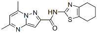 Pyrazolo[1,5-a]pyrimidine-2-carboxamide, 5,7-dimethyl-n-(4,5,6,7-tetrahydro-2-benzothiazolyl)-(9ci) Structure,606117-75-3Structure