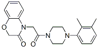 (9ci)-1-[(2,3-二氢-3-氧代-4H-1,4-苯并噁嗪-4-基)乙酰基]-4-(2,3-二甲基苯基)-哌嗪结构式_606118-30-3结构式