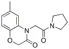 (9ci)-1-[(2,3-二氢-6-甲基-3-氧代-4H-1,4-苯并噁嗪-4-基)乙酰基]-吡咯烷结构式_606119-43-1结构式