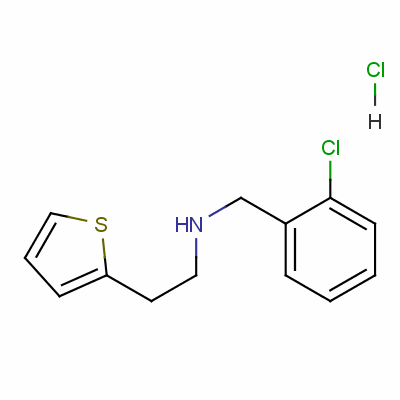 N-(2-chlorobenzyl)-2-(-2-thienty)ethylamine hydrochloride Structure,60612-23-9Structure