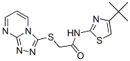 (9ci)-n-[4-(1,1-二甲基乙基)-2-噻唑]-2-(1,2,4-噻唑并[4,3-a]嘧啶-3-基硫代)-乙酰胺结构式_606121-85-1结构式