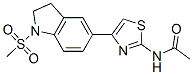 (9ci)-n-[4-[2,3-二氢-1-(甲基磺酰基)-1H-吲哚-5-基]-2-噻唑]-乙酰胺结构式_606121-96-4结构式