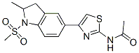 (9ci)-n-[4-[2,3-二氢-2-甲基-1-(甲基磺酰基)-1H-吲哚-5-基]-2-噻唑]-乙酰胺结构式_606121-97-5结构式