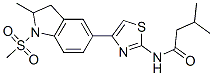 (9ci)-n-[4-[2,3-二氢-2-甲基-1-(甲基磺酰基)-1H-吲哚-5-基]-2-噻唑]-3-甲基-丁酰胺结构式_606121-99-7结构式