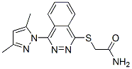 (9ci)-2-[[4-(3,5-二甲基-1H-吡唑-1-基)-1-二氮杂萘]硫代]-乙酰胺结构式_606122-21-8结构式