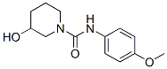 (9ci)-3-羟基-n-(4-甲氧基苯基)-1-哌啶羧酰胺结构式_606131-60-6结构式