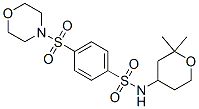 (9ci)-4-(4-吗啉磺酰基)-n-(四氢-2,2-二甲基-2H-吡喃-4-基)-苯磺酰胺结构式_606131-97-9结构式