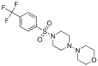 Piperazine, 1-(4-morpholinyl)-4-[[4-(trifluoromethyl)phenyl]sulfonyl]-(9ci) Structure,606132-06-3Structure