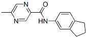 Pyrazinecarboxamide, n-(2,3-dihydro-1h-inden-5-yl)-5-methyl-(9ci) Structure,606132-20-1Structure