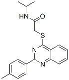 (9ci)-n-(1-甲基乙基)-2-[[2-(4-甲基苯基)-4-喹唑啉]硫代]-乙酰胺结构式_606132-28-9结构式