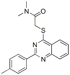 (9ci)-N,N-二甲基-2-[[2-(4-甲基苯基)-4-喹唑啉]硫代]-乙酰胺结构式_606132-32-5结构式