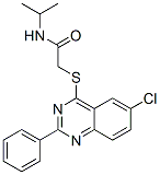 (9ci)-2-[(6-氯-2-苯基-4-喹唑啉)硫代]-n-(1-甲基乙基)-乙酰胺结构式_606132-55-2结构式