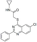 (9ci)-2-[(6-氯-2-苯基-4-喹唑啉)硫代]-n-环丙基-乙酰胺结构式_606132-57-4结构式