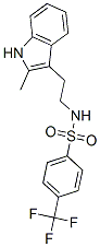 Benzenesulfonamide, n-[2-(2-methyl-1h-indol-3-yl)ethyl]-4-(trifluoromethyl)-(9ci) Structure,606133-69-1Structure