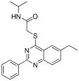 (9ci)-2-[(6-乙基-2-苯基-4-喹唑啉)硫代]-n-(1-甲基乙基)-乙酰胺结构式_606134-60-5结构式