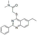 (9ci)-2-[(6-乙基-2-苯基-4-喹唑啉)硫代]-N,N-二甲基-乙酰胺结构式_606134-62-7结构式