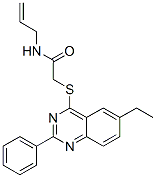 (9ci)-2-[(6-乙基-2-苯基-4-喹唑啉)硫代]-n-2-丙烯基-乙酰胺结构式_606134-65-0结构式