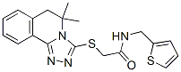 Acetamide, 2-[(5,6-dihydro-5,5-dimethyl-1,2,4-triazolo[3,4-a]isoquinolin-3-yl)thio]-n-(2-thienylmethyl)-(9ci) Structure,606135-30-2Structure